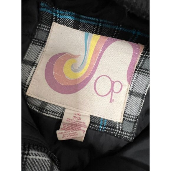 Vintage 80s OP plaid bomber jacket. Size L. - Picture 10 of 11